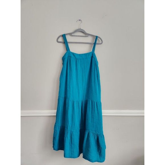 MICHAEL‎ STARS  Evie Midi Blue Dress | Size S - Picture 1 of 4
